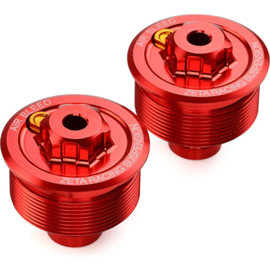 Bouchon de fourche ZETA Honda 85 CR 150 CRF-R Rouge