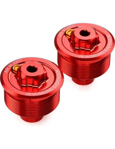 Bouchon de fourche ZETA Honda 85 CR 150 CRF-R Rouge