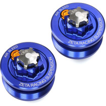 Bouchon de fourche ZETA Yamaha 80 85 YZ Bleu