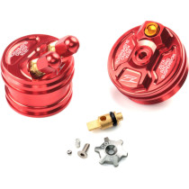 Bouchon de fourche ZETA SHOWA SFF-AIR Honda 250 CRF-R 2015-2017 Rouge