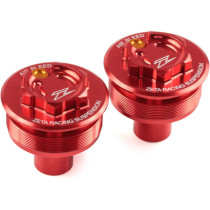 Bouchon de fourche ZETA Kawasaki 250 KLX-R 1993-1995 Rouge