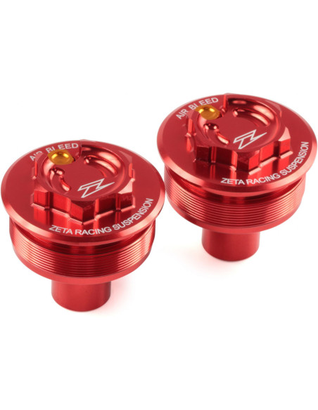 Bouchon de fourche ZETA Kawasaki 250 KLX-R 1993-1995 Rouge