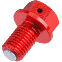 Vis de vidange aimantée ZETA M10 x 22-P1.5 rouge