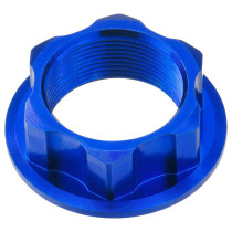 Ecrou de té de fourche ZETA M24x32-P1.5 H10 bleu