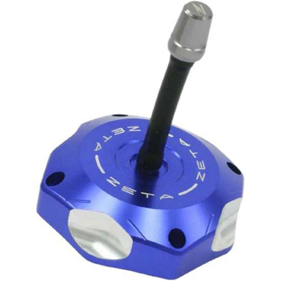Bouchon de reservoir ZETA Kawasaki KX-F Yamaha YZ-F Bleu