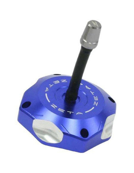 Bouchon de reservoir ZETA Kawasaki KX-F Yamaha YZ-F Bleu