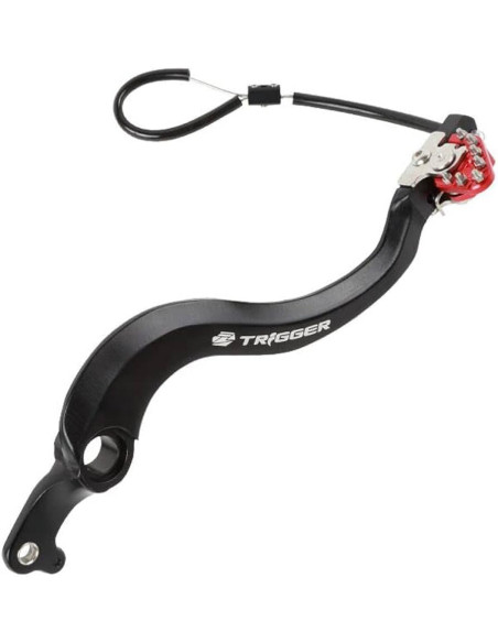 Pédale de frein ZETA Trigger CRF-L 1000 2016-2019, CRF-L 1100 2020 Rouge