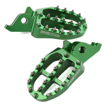 Reposes pieds ZETA Kawasaki 250 450 KX-F Vert