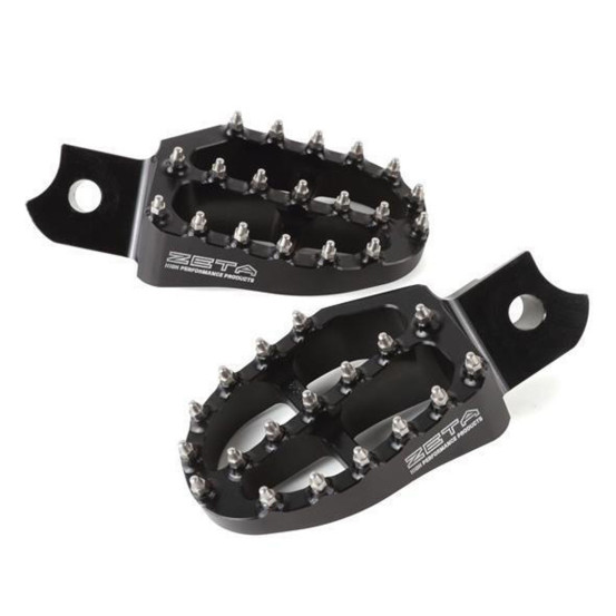 Reposes pieds ZETA Yamaha YZ-F YZ Noir