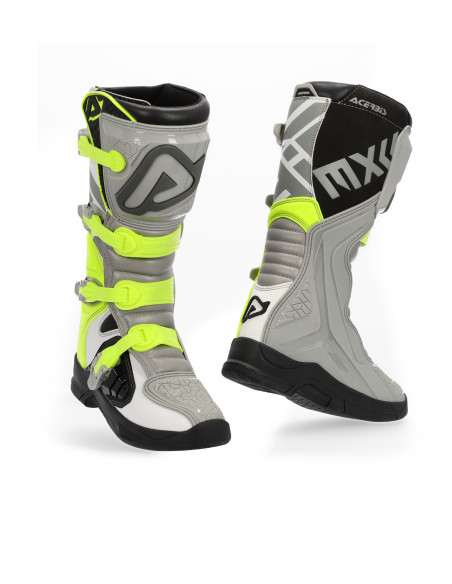 Bottes cross Acerbis X-Team - Gris Jaune