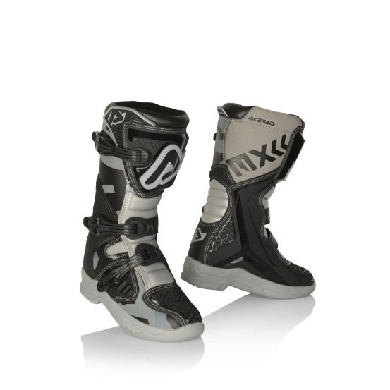 Bottes cross enfant Acerbis X-Team - Noir Gris
