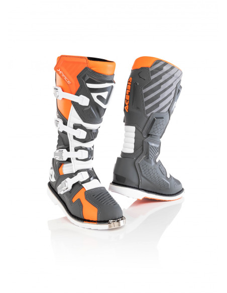 Bottes cross Acerbis X-Race - Orange Gris