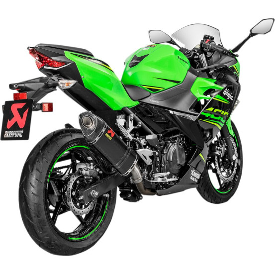 Silencieux AKRAPOVIC Carbone Kawasaki 400 Z / Ninja 2018-2019
