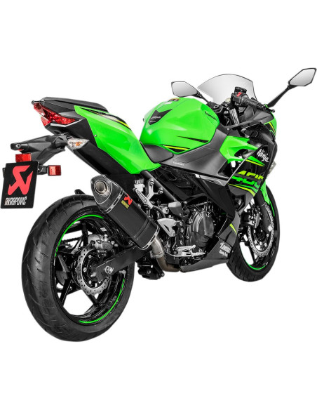 Silencieux AKRAPOVIC Carbone Kawasaki 400 Z / Ninja 2018-2019