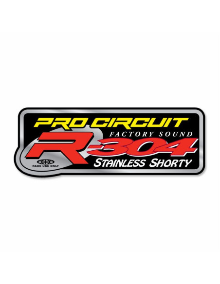 Stickers silencieux Pro Circuit 304-R Factory