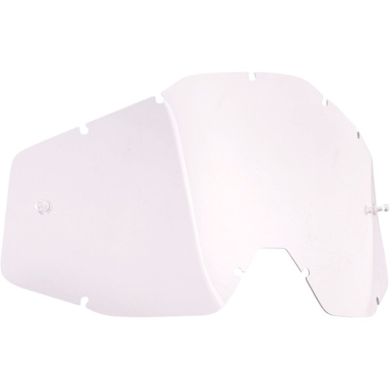 Ecran pour masque cross enfant FMF Powerbomb/Powercore - Clair
