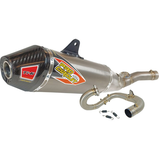 Ligne d'échappement Pro circuit TI-6 Titane Inox Yamaha 450 YZF 2023-2026