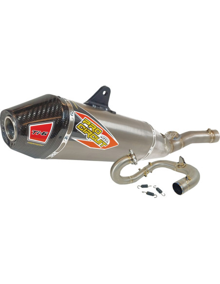 Ligne d'échappement Pro circuit TI-6 Titane Inox Yamaha 450 YZF 2023-2026