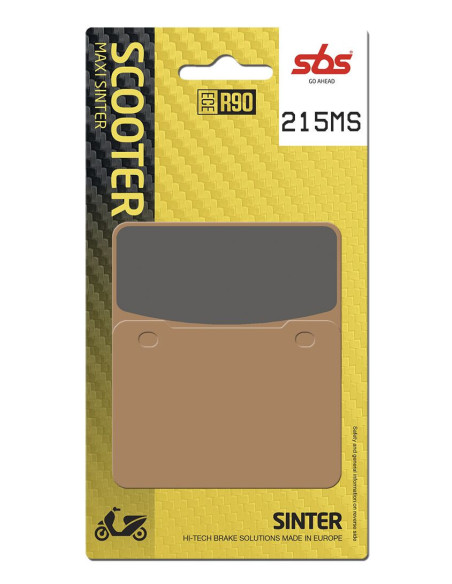 Plaquettes de frein SBS 215 MS Evo Sinter