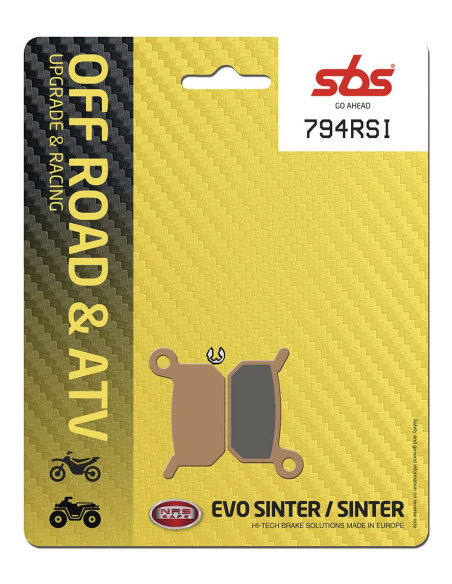 Plaquettes de frein SBS 794 RSI Sinter - Evo Sinter