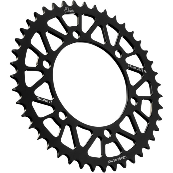 Couronne alu noire JT - 43 dents - Pas 520 - 200 à 100cc