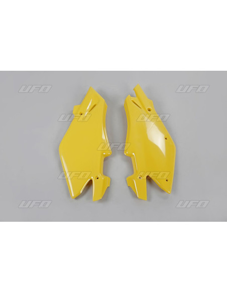 Plaques latérales - Jaune - UFO HUSQVARNA 125 250 CR/WR 2005