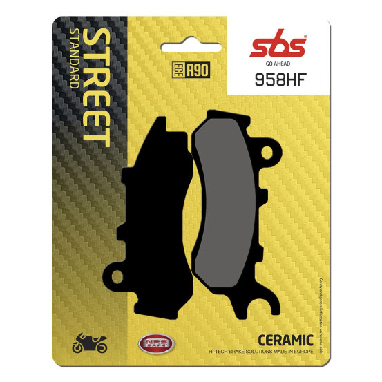 Plaquettes de frein SBS 958 HF Céramique