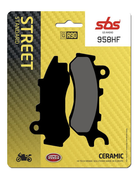 Plaquettes de frein SBS 958 HF Céramique