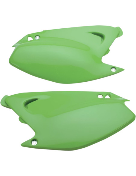 Plaques latérales - Vert - UFO Kawasaki 125 250 KX 2003-2008
