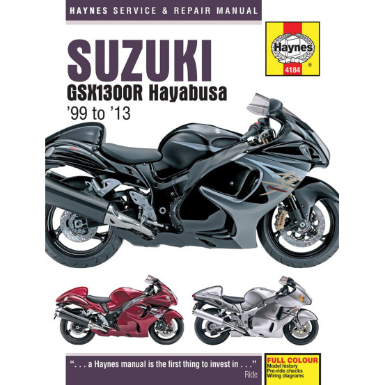 Manuel entretien et réparation HAYNES Suzuki 1300 GSXR Hayabusa 1999-2013 en Anglais