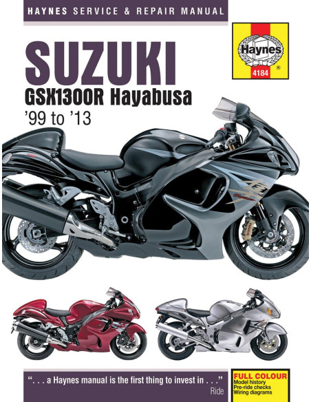 Manuel entretien et réparation HAYNES Suzuki 1300 GSXR Hayabusa 1999-2013 en Anglais