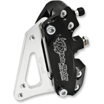 Etrier de frein avant Supermotard 4 pistons MOTO MASTER - Patte de déport disque 300mm + plaquettes - YAMAHA YZ / YZF
