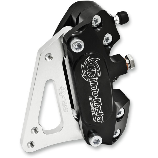 Etrier de frein avant Supermotard 4 pistons MOTO MASTER - Patte de déport disque 300mm + plaquettes - YAMAHA YZ / YZF