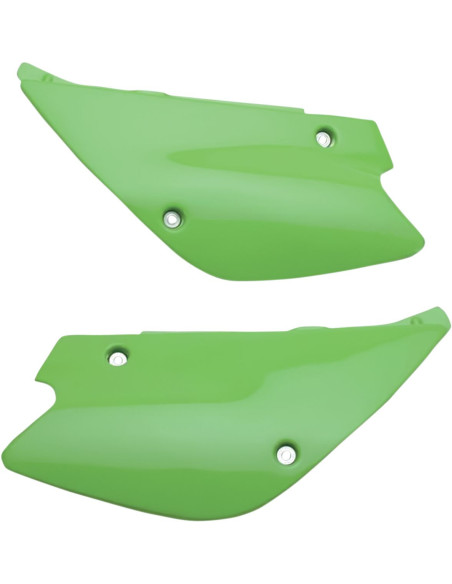 Plaques latérales - Vert - UFO Kawasaki 80-85 KX 1998-2013