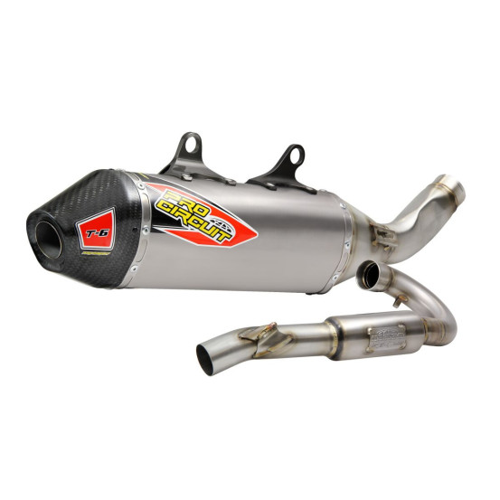 Ligne d'échappement Pro circuit TI-6 Titane Inox Ktm 250 SXF Husqvarna 250 FC 2023-2024