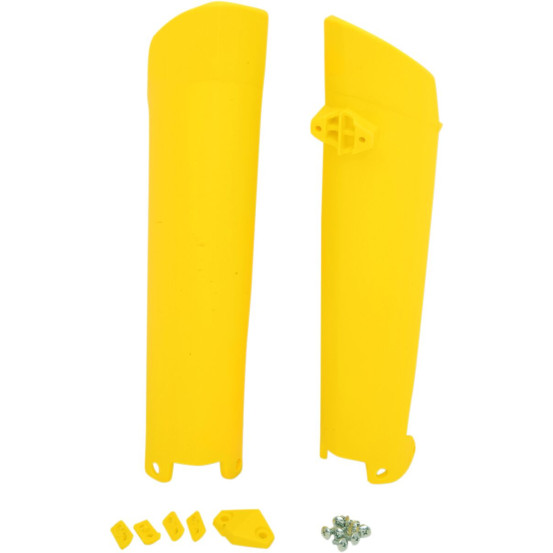 Protection de fourche - Jaune - UFO Husqvarna TC FC 2014 / TE/FE 2014-2015
