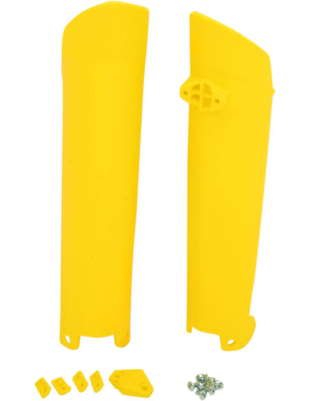 Protection de fourche - Jaune - UFO Husqvarna TC FC 2014 / TE/FE 2014-2015
