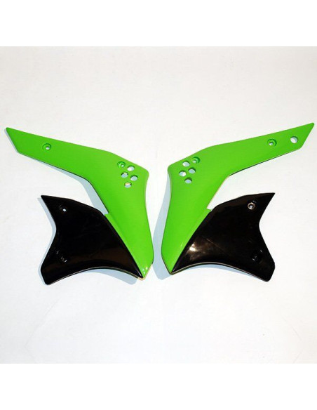 Ouies de radiateur - Noir Vert - UFO 250 KXF 2006-2008