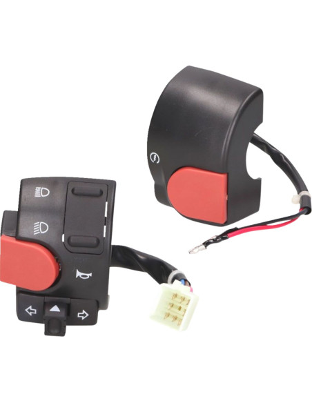 Demi commodo droit/gauche 101 OCTANE MBK 50/100 Nitro Yamaha 50/100 Aerox