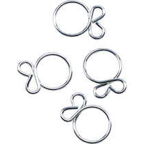 Kit 4 colliers de serrage durite FUEL STAR 11,5mm gris
