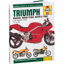 Manuel entretien et réparation HAYNES Triumph Daytona/Speed Triple/Sprint/Tiger 1997-2000 en Anglais