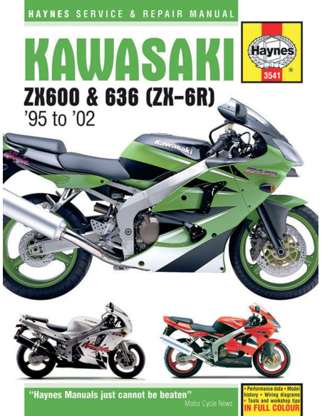 Manuel entretien et réparation HAYNES Kawasaki 600/636 ZX 1995-2002 en Anglais