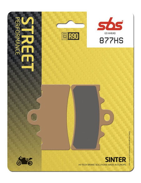 Plaquettes de frein SBS 877 HS Evo Sinter
