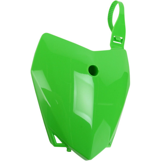 Plaque avant - Vert - UFO Kawasaki 110 KLX 2010-2013