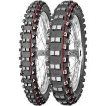 Pneu Arrière Cross MITAS Terra Force-MX 100/100-18 Mid/Hard 59M TT Red