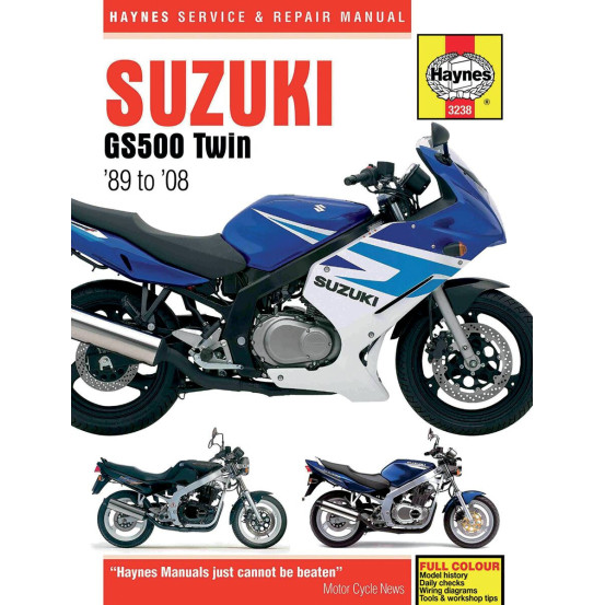 Manuel entretien et réparation HAYNES Suzuki 500 GS 1989-2008 en Anglais