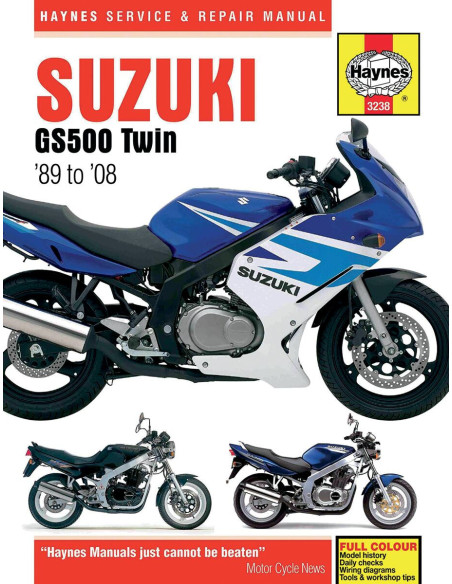 Manuel entretien et réparation HAYNES Suzuki 500 GS 1989-2008 en Anglais
