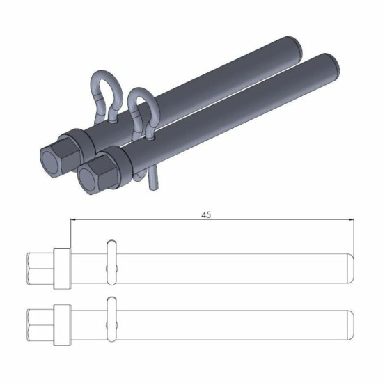 vis axe Moto Master de plaquette avant/arrière Aprilia/BMW/Ducati/KTM/Yamaha