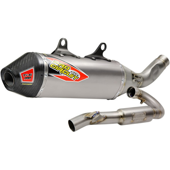 Ligne d'échappement PRO CIRCUIT Ti-6 PRO titane carbone KTM 350 SXF 2019