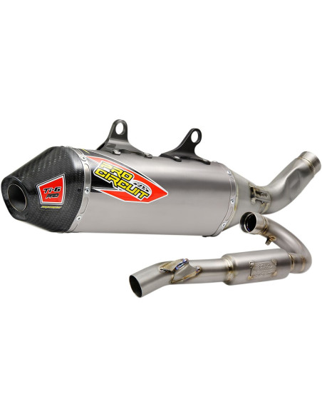 Ligne d'échappement PRO CIRCUIT Ti-6 PRO titane carbone KTM 350 SXF 2019